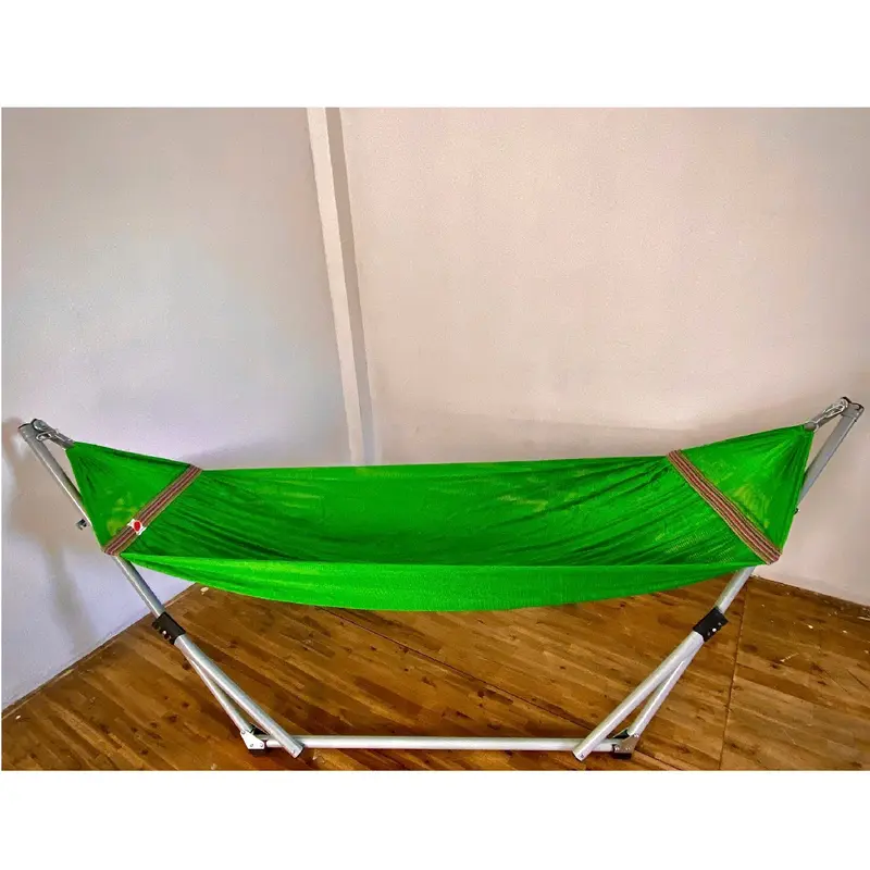 Bộ Khung Võng xếp sơn Bạc chống rỉ sét- hàng cao cấp bao chắc chắn+ lưới võng nhiều màu sắc bao êm khung  võng 1
