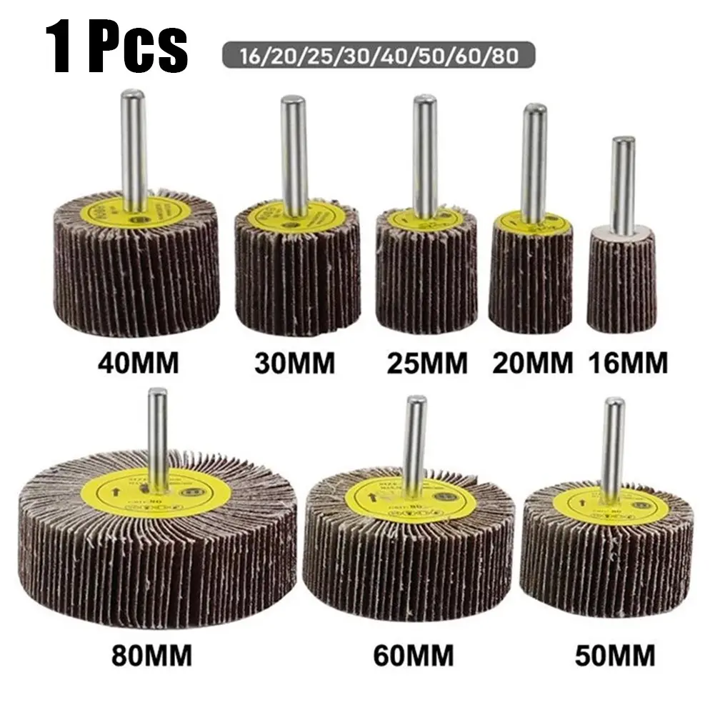 Sanding Flap Wheel Disc Abrasive Grinding Wheel Polishing Tools 6mm Shank