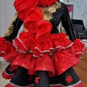 Baju Mayoret Merah Hitam Slempang/Baju Mayoret Atau Gita Pati