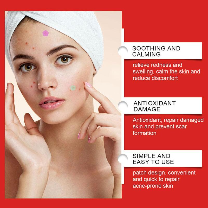 240pcs Salicylic Acid Acne Patch Colorful Heart Star Acne Shaped Pimple Patch N6S9 4