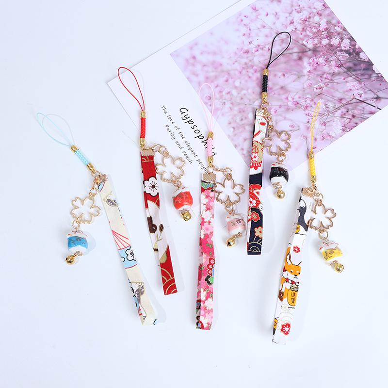 Phone Strap Lanyards Daisy Flower Cat Bell Mobile Phone Hang - TikTok ...