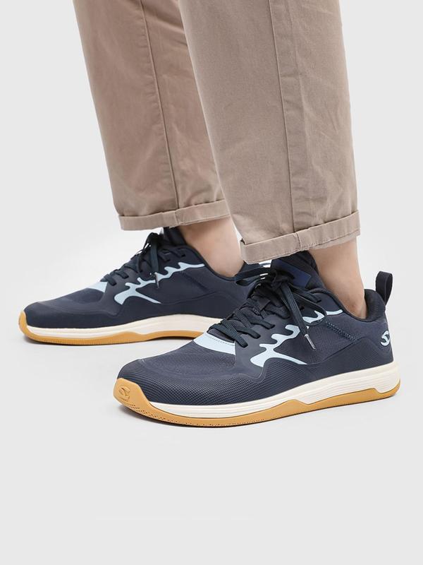 HOBIBEAR Men's shoes, sports shoes, low cut men's single shoes, outdoor wide toe walking shoes, trendy running shoes 4