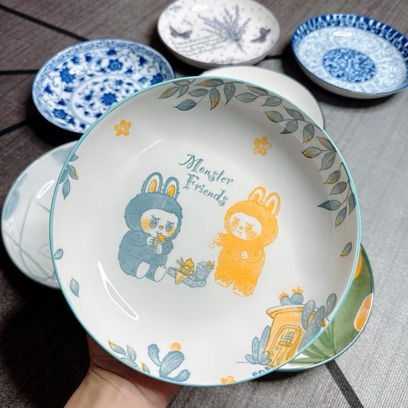 5 Cái Dĩa 8-in [20cm] GỐM SỨ 4D CAO CẤP . 7