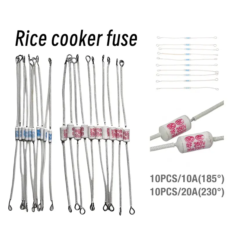 Fuse Sa Rice Cooker RF Rice Cooker Ceramic Temperature Fuse 185Cdegrees 10A/15A/20A Fuse ...