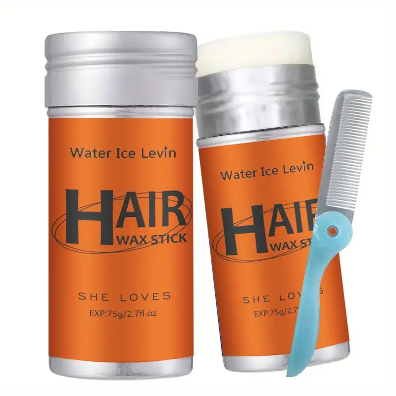 Hair Wax Stick (1 Piece), Hair Wax Balm for Fly Away & Edge Frizz Hair, Hair Pomade Stick for Daily Use