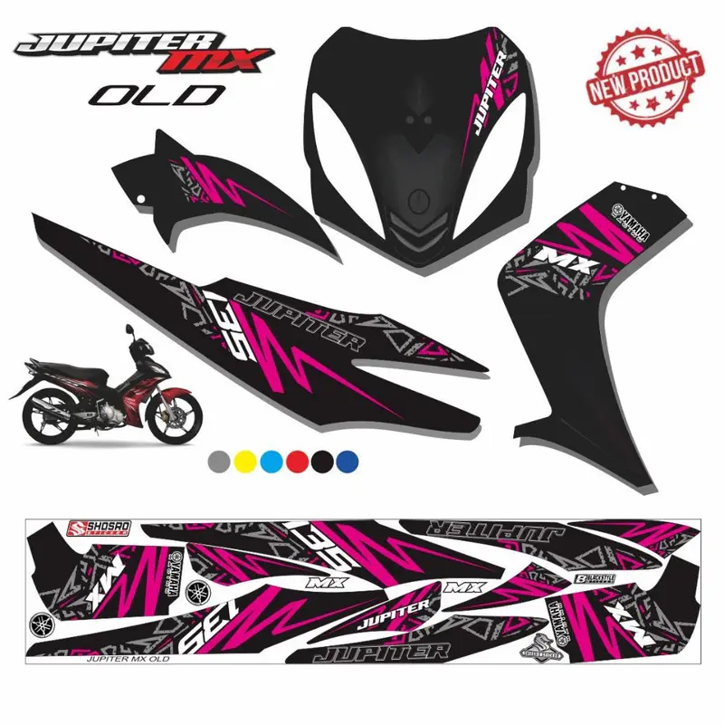 MOITIF TERBARU / STRIPING JUPITER MX LAMA / STIKER STRIPING VARIASI JUPITER MX OLD KARBU 1