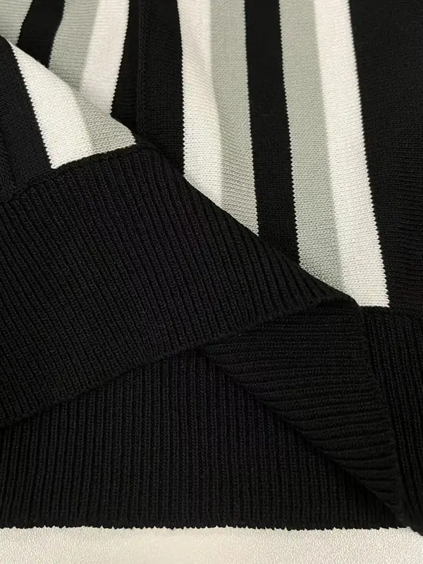 Men's Striped Print Button Front Shirt, Summer Clothes, Regular Fit Casual Short Sleeve Collar Top for Summer, Men's Clothes 3