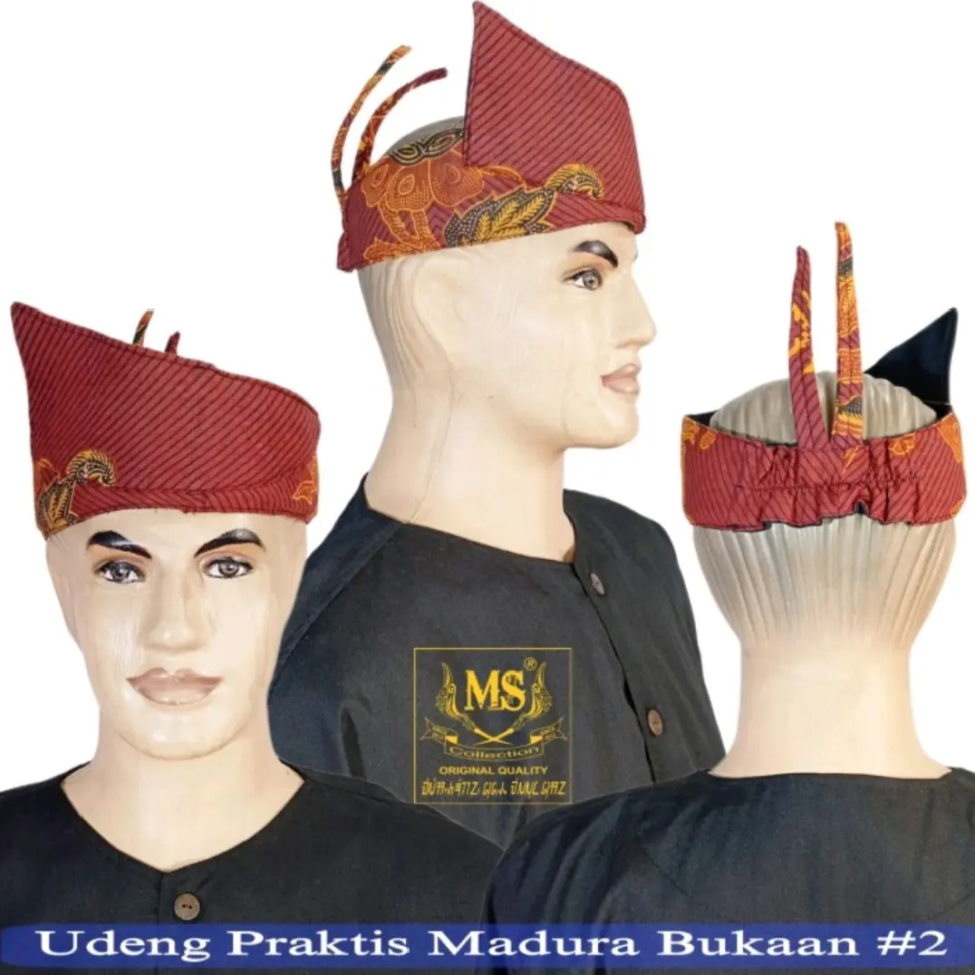 iket madura praktis tinggal pakai Dewasa Karet