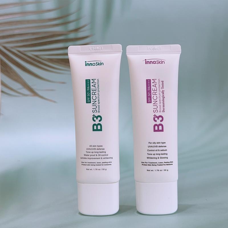 Kem Chống Nắng B3 Innoskin 6 Màng Lọc Và 8 Màng Lọc 50ML  Hàn quốc