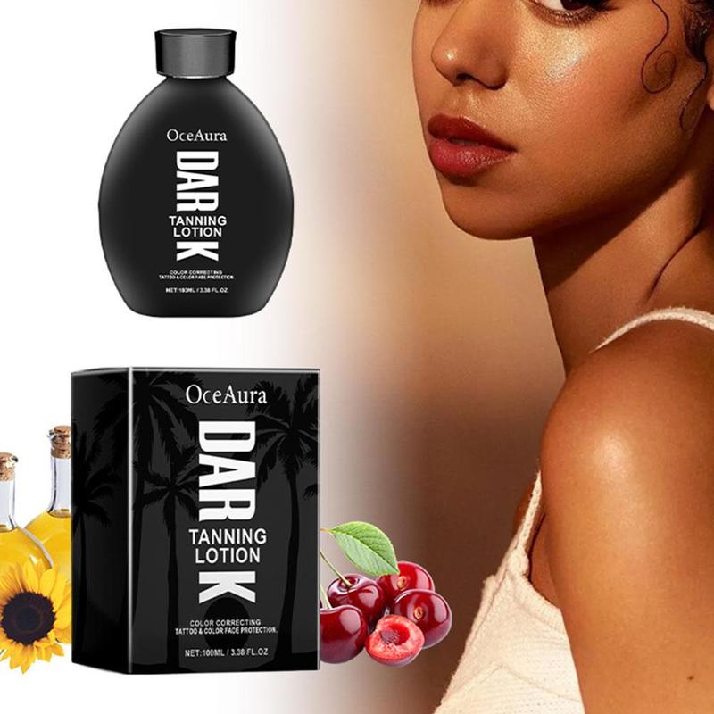 Product Introduction of Tanning Cream Original Summer Beach Bronzer Sunless Sunburn Repair Sunbeds Outdoor Nourish Dark Quickly Self Tanner Lotion 100ml 24
