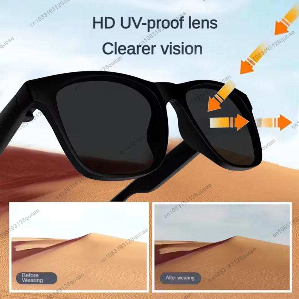 Smart Glasses Headset Bluetooth Call Smart Sunglasses Outdoor UV Protection Travel Runing Cycling Smart Sunglasses for Men Women - Image 2