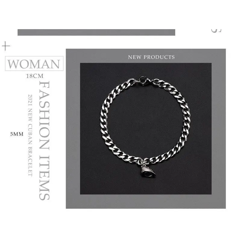 RE 086 [1 SET] GELANG COUPLE WANITA PRIA BULAT LOVE RETRO KOREA FASHION 1