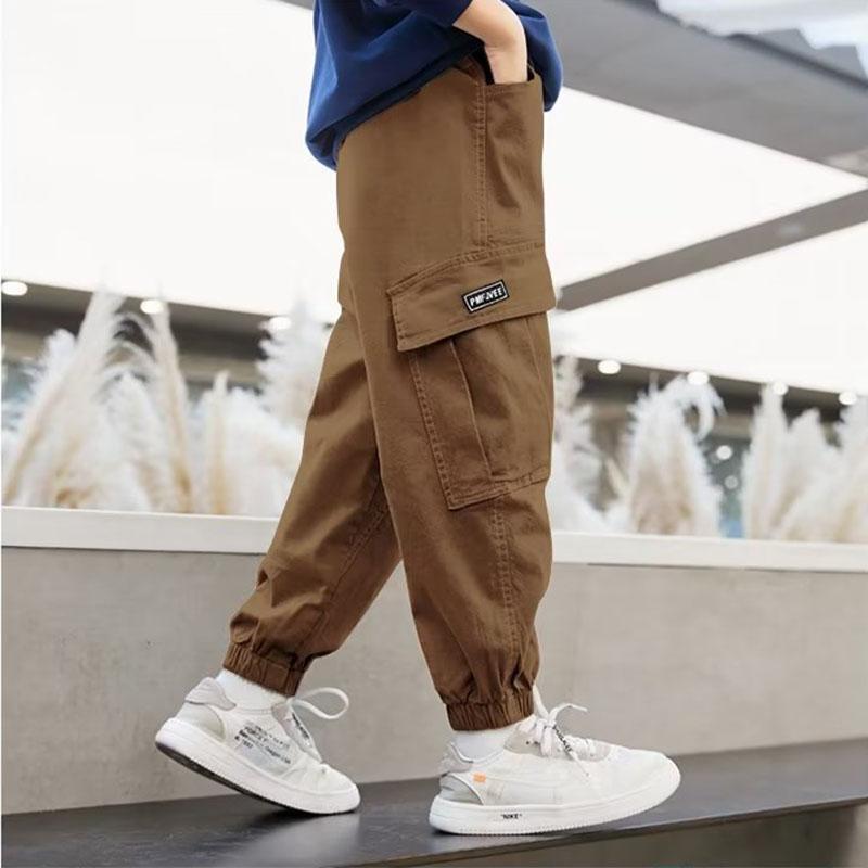 Product Introduction of Quần kaki túi hộp thời trang cho bé trai size nhỡ đại 18-52kg, quần dài kaki bé trai mẫu PMF, quần đi học bé trai, quần bé trai, quần kaki nam 38