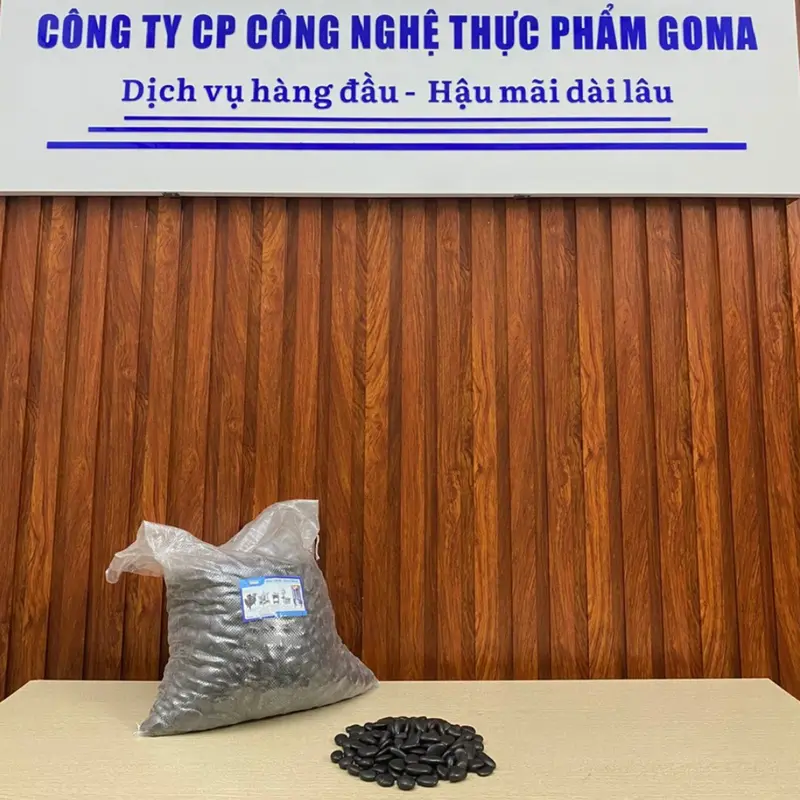 1Kg Đá Nướng Lạp Xưởng, Đá Bếp Nướng Xúc Xích Loại Tốt - Sỏi Đen Bóng Hàng Nhập Khẩu Ánh Tự Nhiên 3