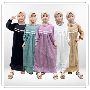 Gamis Anak Amelia Tile Zigzag GOGOFASHION 773