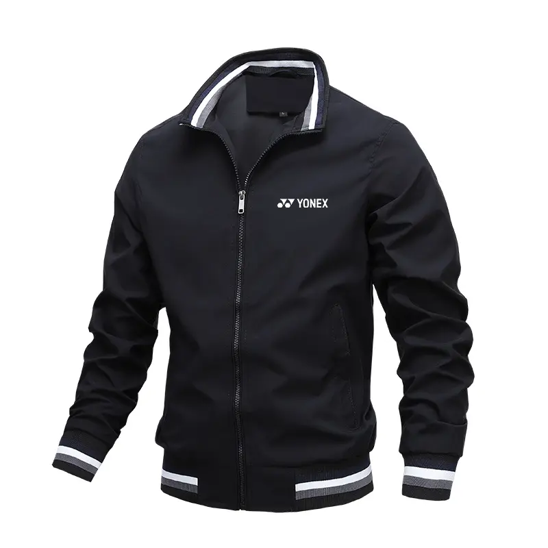 Áo Khoác Bóng Chày, YONEX, Dành Cho Nam Và Nữ, Phong Cách Hợp Xu hướng Cá Tính, Áo Khoác Bomber, Áo Khoác Varsity Thời Trang, Áo Thi Đấu Bóng Chày Tim Menswear Jacket Dài Tay
