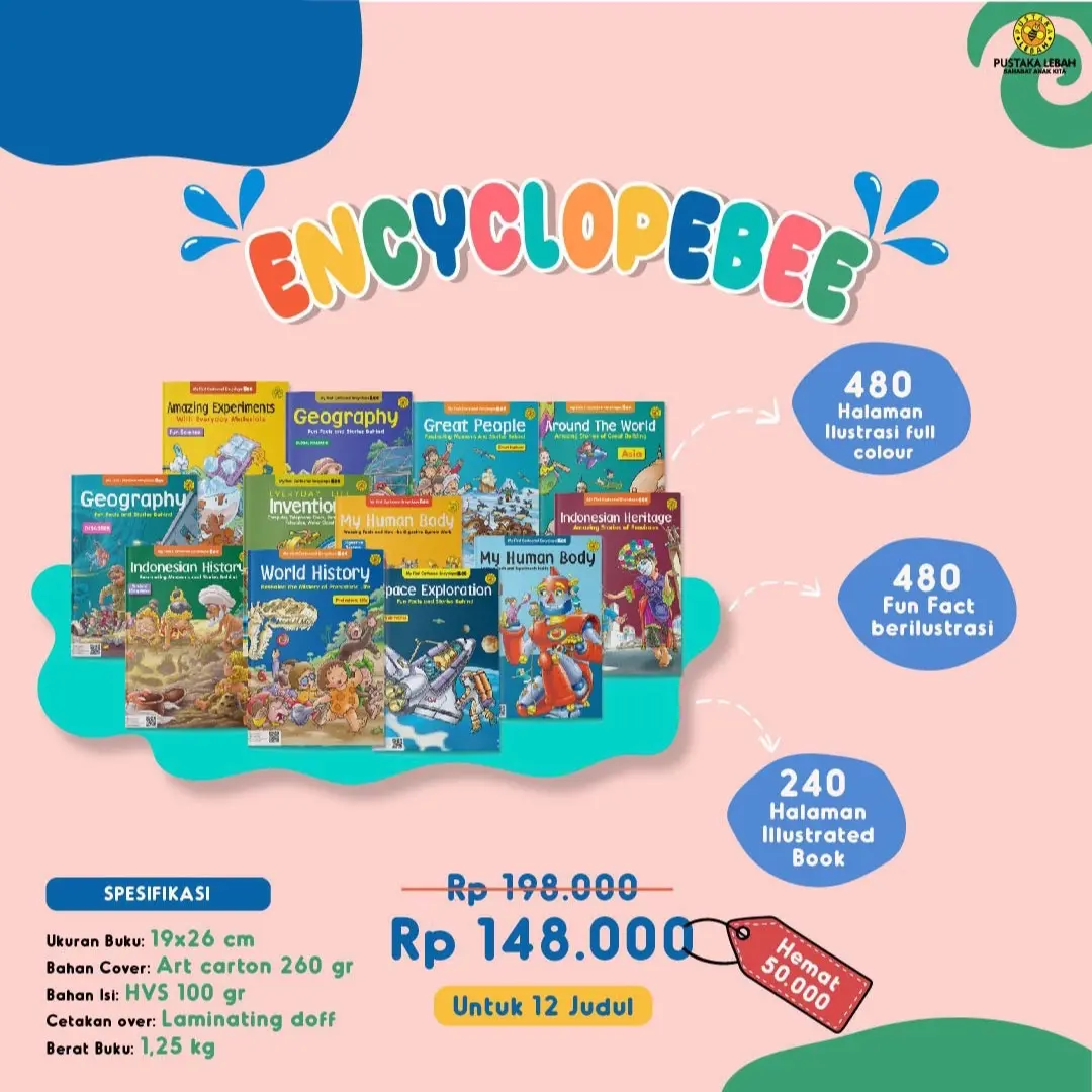 Encyclopebee Sains buku anak