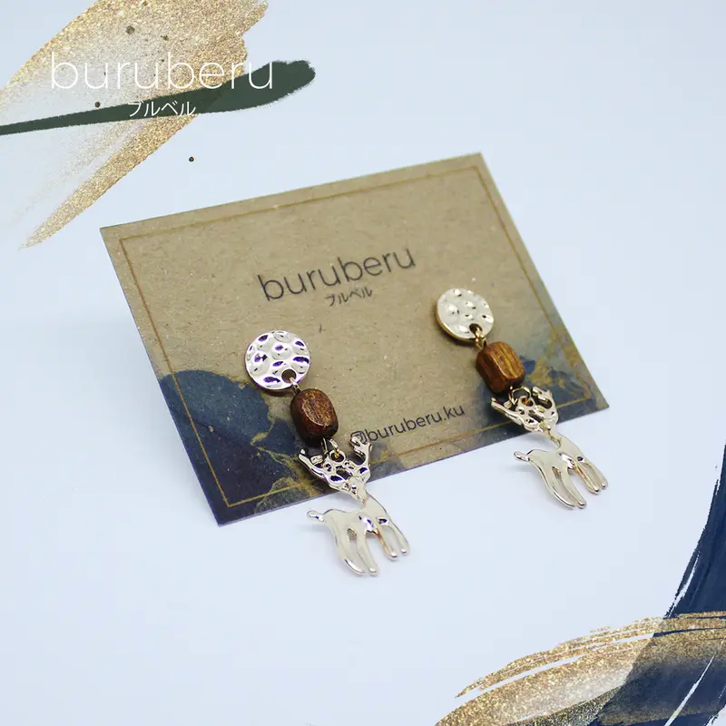 Shikai | Elegant Earrings - Anting Fashion - buruberuku Gold 2