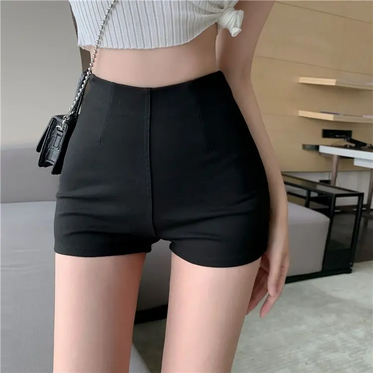 Quần Đùi Biến Mất, Dành Cho Nữ, Màu Đen, Quần Legging Bó Sát Cô Gái Nóng Bỏng, Cạp Cao, Co Giãn, Thích Hợp Cho Khiêu Vũ Jazz Và Khiêu Vũ, Quần Hot Mùa Hè Sport Tập Yoga