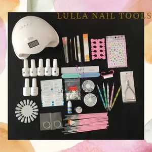 PAKET USAHA SEMI PREMIUM NAIL ART GELISH MODEL 6/ PAKET NAIL ART MODEL 6