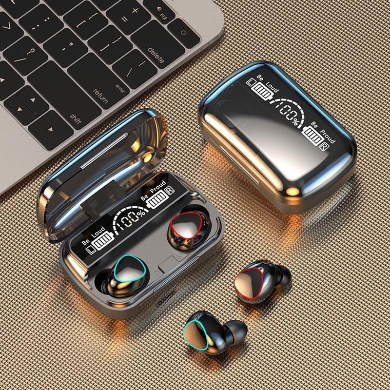 Tai Nghe Bluetooth M10-2024 Bản Pro Nâng Cấp Mới Phiên Bản Không Dây Cao Cấp Cảm Ứng Sạc Dự Phòng 4
