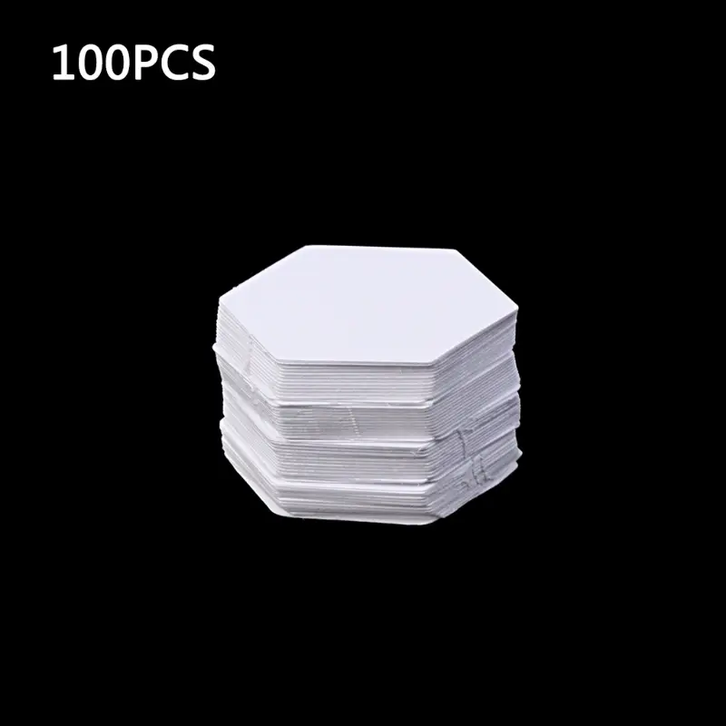 Bộ khuôn hình lục giác, HENGy, 100 mẫu chần bông giấy, Phụ kiện và vật tư mẫu 0