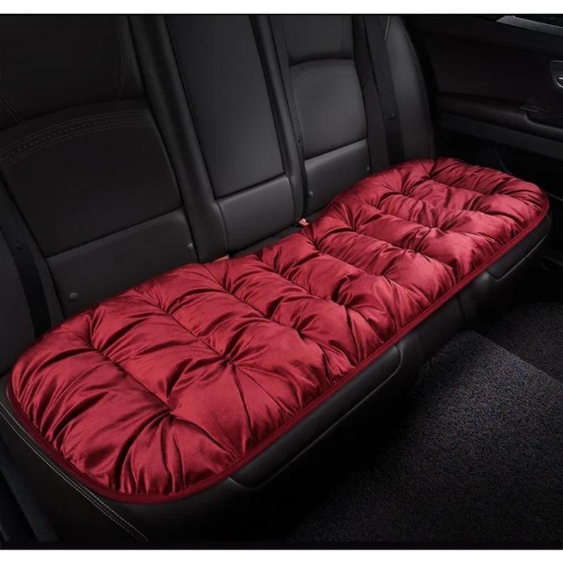 Solid Color Car Seat Cover, 1 Count Non-slip Soft Car Seat Cushion, Durable Plush Car Seat Pad, Universal Car Interior Accessories for All Seasons 3