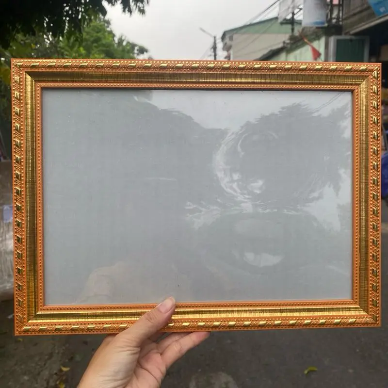 Khung ảnh, bằng khen A4, B4, A3 khung vàng mặt mica