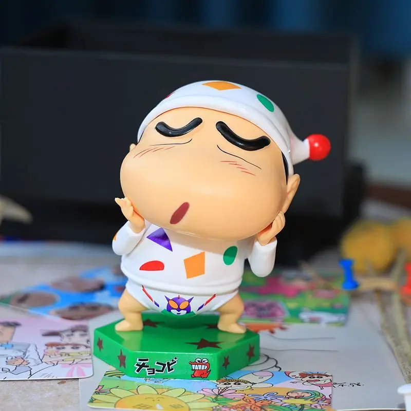 Bút Chì Màu Xiaoxin Gk, Phiên Bản Q Của Nohara Mới Trợ Giúp Đồ Ngủ, Mô Hình Vui Nhộn Mô Hình Làm Bằng Tay, Đồ Trang Trí Để Bàn, Quà Sinh Nhật 4