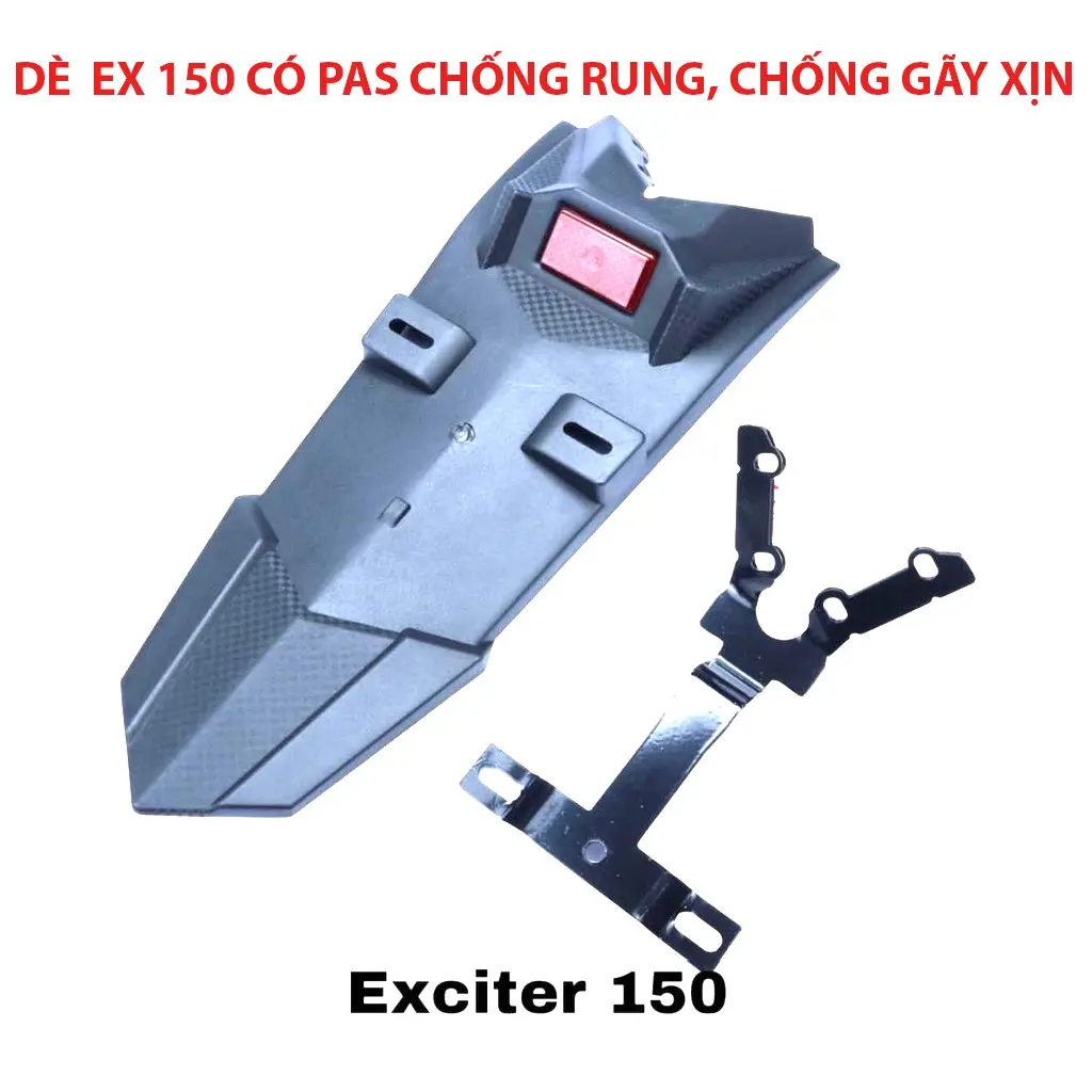 [ CÓ KÈM PASS CHỐNG RUNG,CHỐNG GÃY XỊN] Dè Fz Ex 150 cải tiến chống cạ bánh - Đuôi Dè Fz Exciter 150 chắn bùn Phụ Kiện Phụ Tùng
