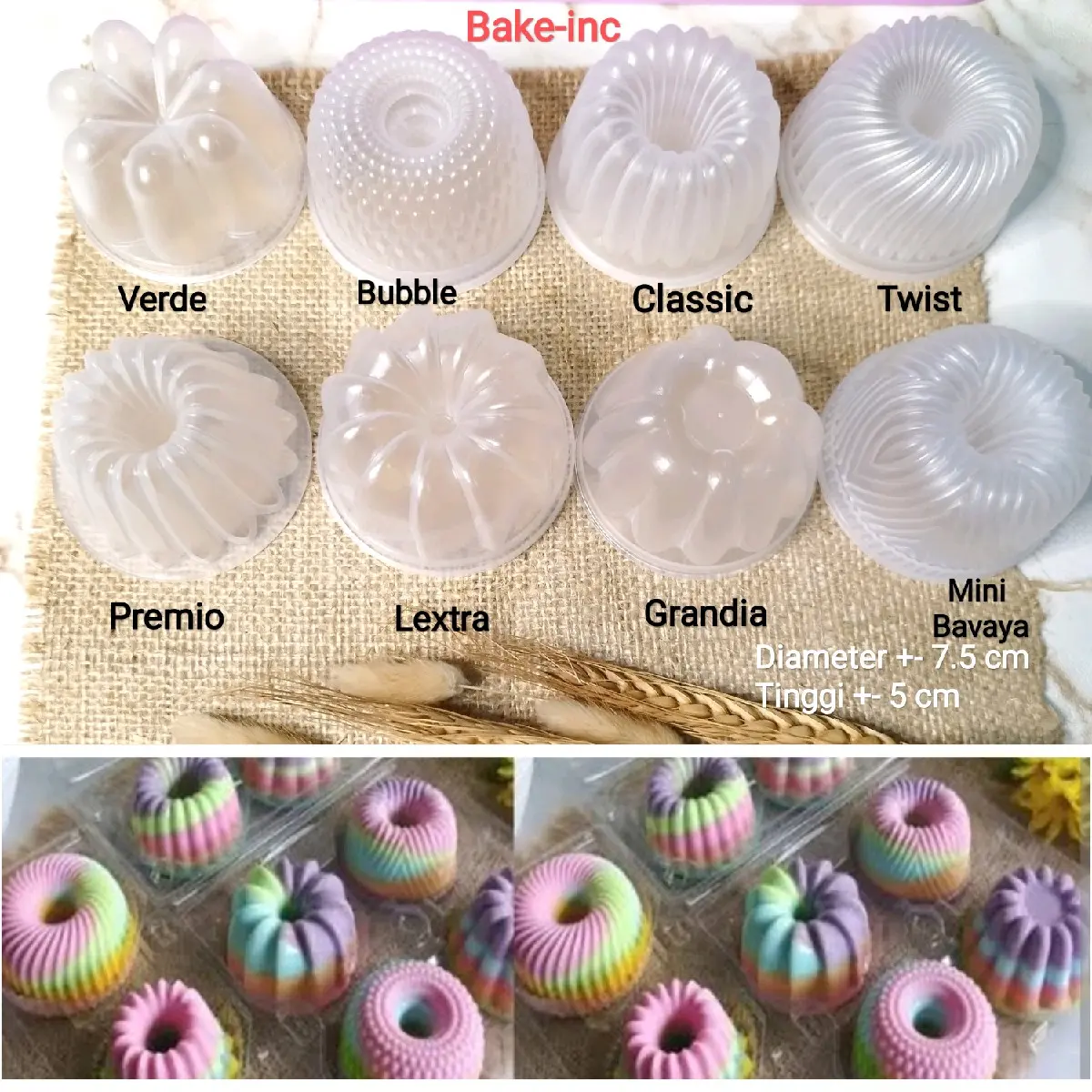 [Jakarta] Cetakan Mini Pudding ( 1 PC per 1 motif )