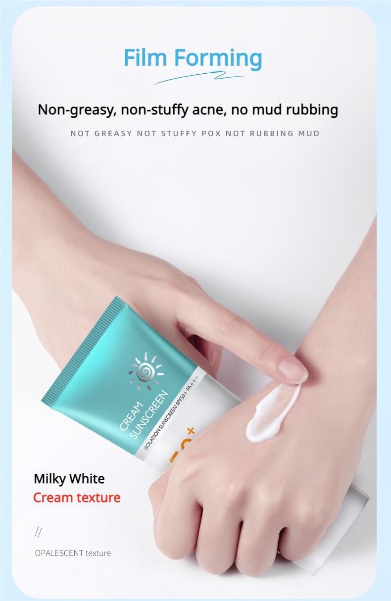 Product Introduction of Kem chống nắng Lancer King dưỡng ẩm tạo cảm giác không khí cao chống nắng không thấm nước và chống mồ hôi làm mới không nhờn cơ thể và khuôn mặt kem chống nắng hai trong một 13