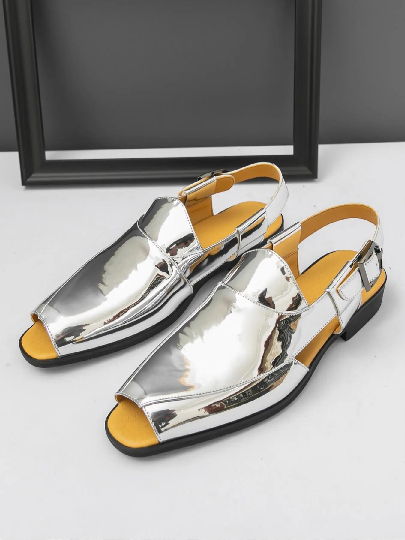 Men's Fashionable Peep Toe Sandals, Casual Comfortable Sandals for Daily Wear, Lightweight Breathable Shoes for All Seasons
