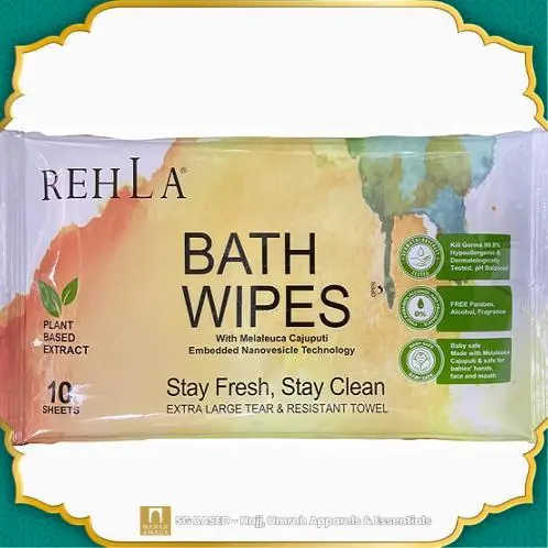 Rehla Ihram Friendly - Bath Wipes  (Ihram friendly)