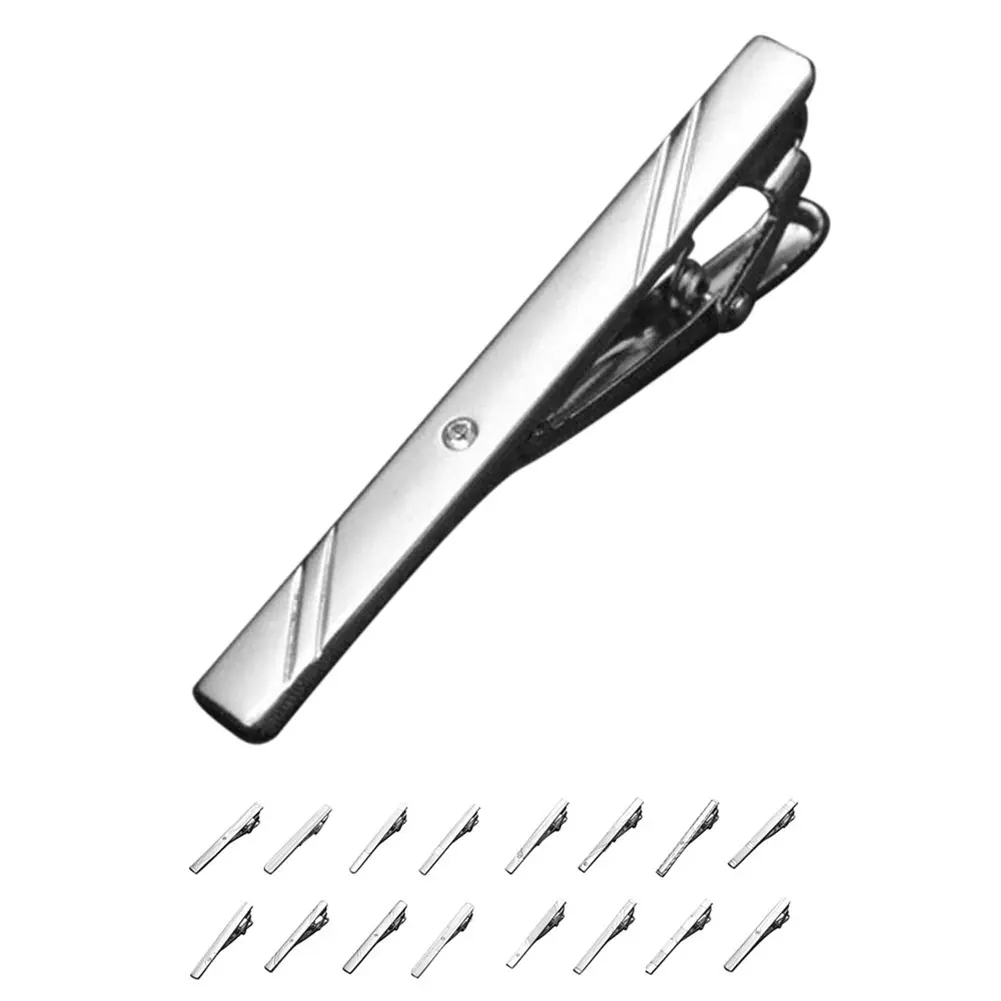 [MYY] Men's Metal Simple Necktie Tie Clip Clamp Pin Stickpin Business Wedding Suit