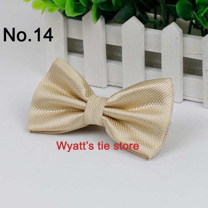 Product Introduction of $ Bow Tie Men's Polyester Jacquard Bow Tie Hidden Check Fine Texture Bow Tie Korean Style British Wedding Bow Tie 14