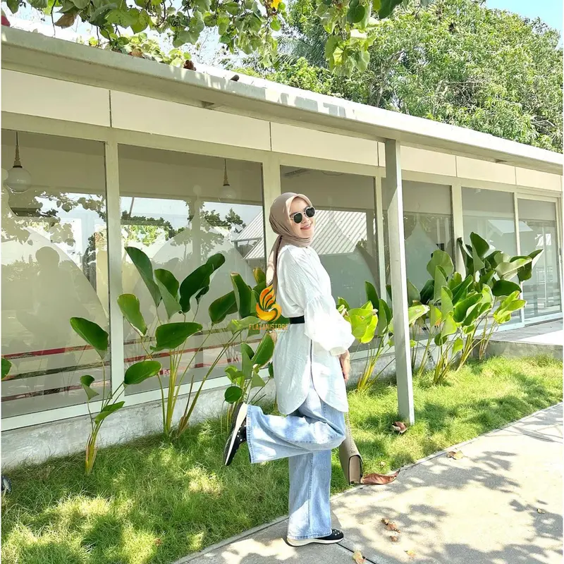KW - Aqila Tunik Slit Bahan Pololinen Jumbo 7