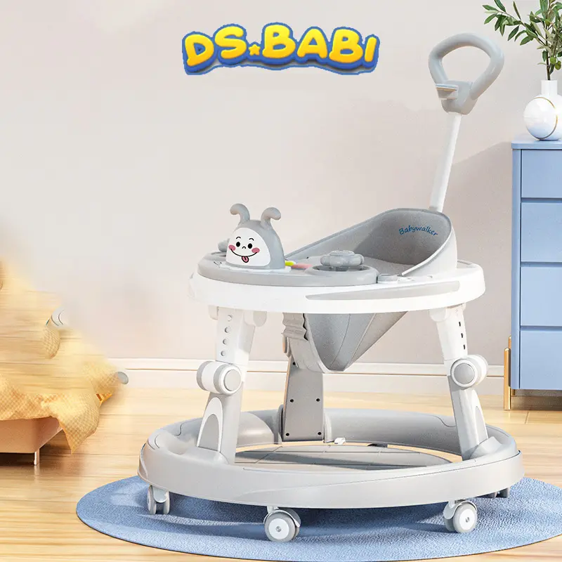 Xe tròn tập đi kết hợp bàn ăn dặm cho bé Ds.Babi 2in1 Baby Walker 619M