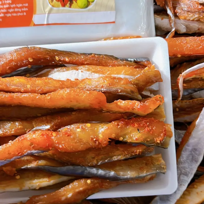 Khô cá dứa tẩm vị tỏi ớt thái sợi vị miền tây 1 Food Cay 5