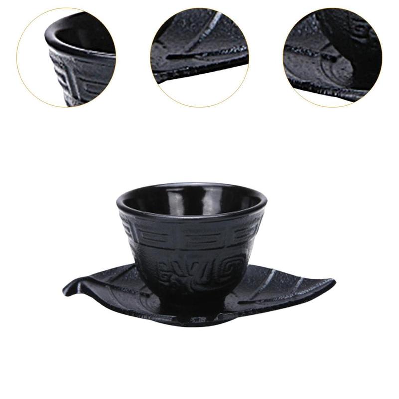 Product Introduction of Cast Iron Teacup with Coaster,Tea Cup with Saucer,Creative Teaware,Asian Tea Cup,Cast Iron Teaware,Iron Tea Cup Tea Cup 1