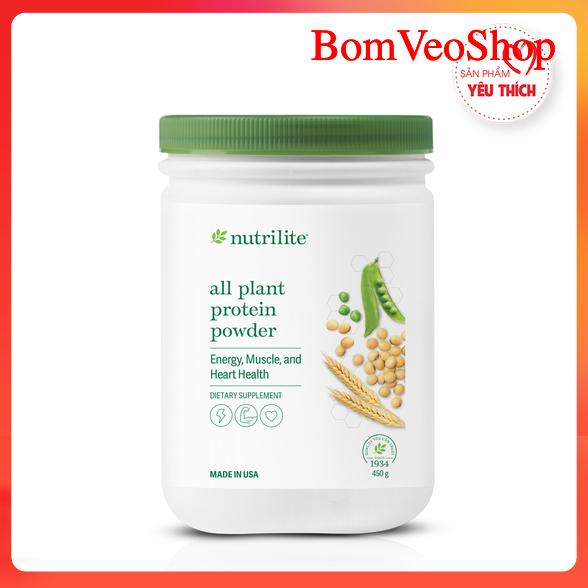 Protein Nutrilite Amway All Plant Powder Đạm Thực Vật 450g Thực Phẩm Bảo Vệ Sức Khoẻ BomVeoShop