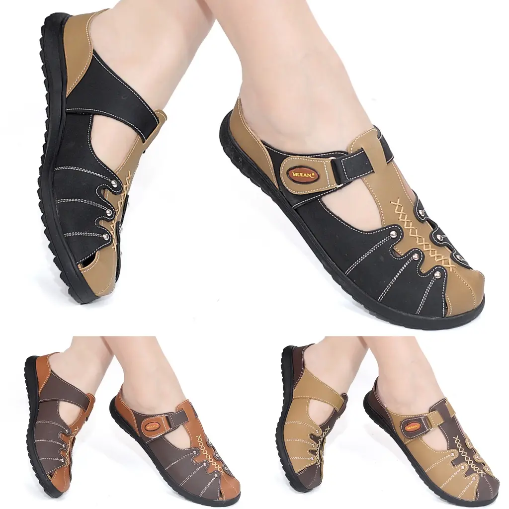 Sepatu Mulan Casual Slip Sandal Wanita Sepatu Sandal Wanita Casual Mulan Sepatu Sandal Mules Wanita