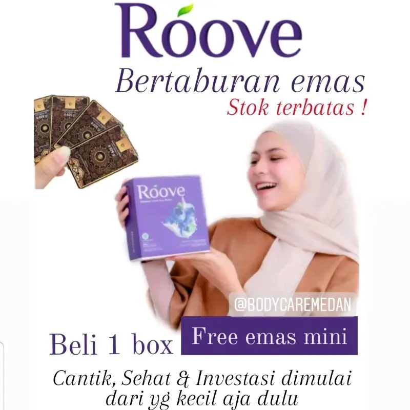 ROOVE 1 BOX (20saset). Blueberry
