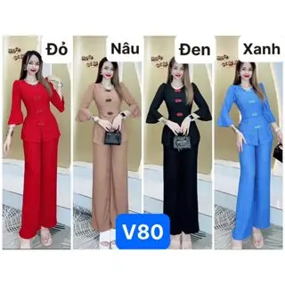 SÉT BÀ BA  XỐP NHẬT XINH XẮN THANH LỊCH ( MÃ V80 )