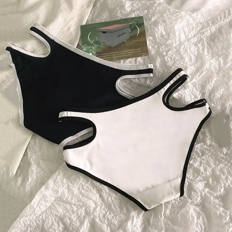 Quần Lót Nữ Đúc Su Cạp Vừa Thoáng Mát, Đính Nơ Họa Tiết Chứ Độc Đáo HL BOUTIQUE L609 Cotton Women Cạp Cao Voi 5