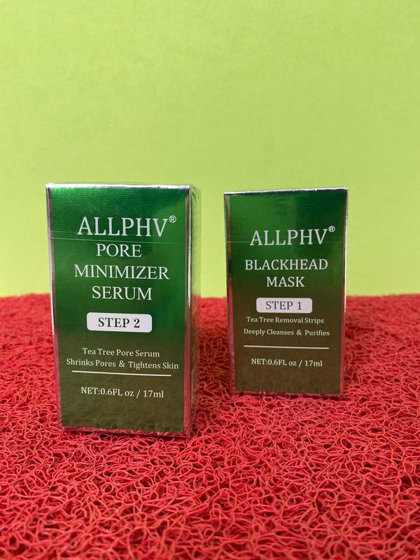 Masker komedo AllPhv Blackhead Remover Mask Step 1 & Step 2 (Masker pembersih komedo) Treatment 4