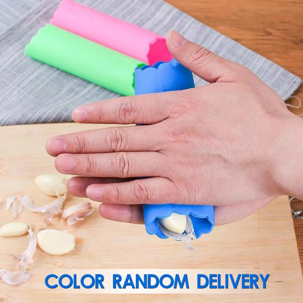 Manual Garlic Peeler Silicone Garlic Roller Peeling Tube Kitchen Tools, Eay to Use