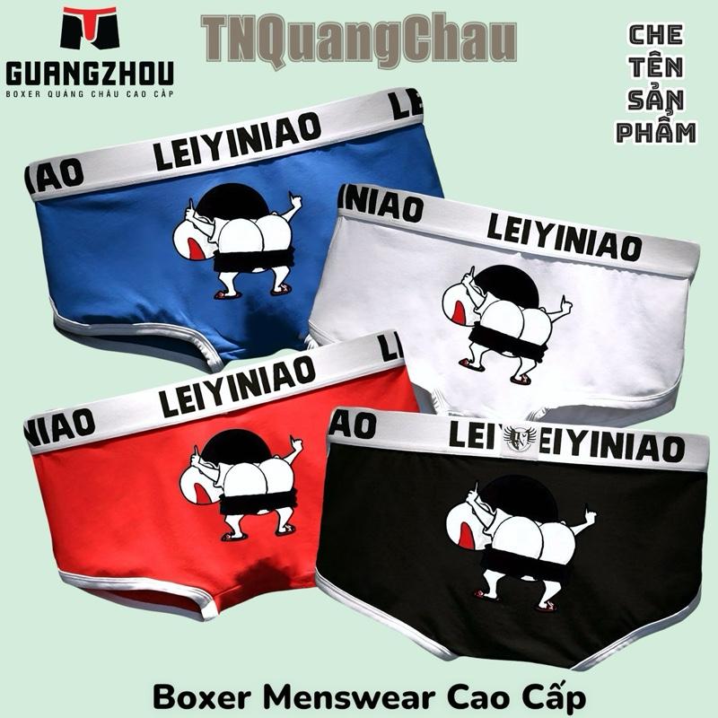 LEIYINIAO SHIN Sịp Đùi Boxer nam cotton nguyên chất co dãn 4 chiều LEIYINIAO SHIN Quần Boxer Menswear