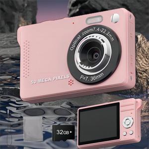 Digital Camera for Teenagers, 5 Megapixel FHD 1080P Camera, Digital Dummy Camera with 16X Zoom Stabilizer for Boys, Girls