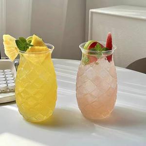 พร้อมส่งในไทย แก้วลายใหม่ สับปะรด สวยมินิมอล น่ารัก สไตล์เกาหลีน่ารัก